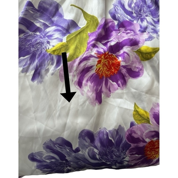 NWT B. DARLIN FULL LENGTH FLORAL FORMAL SPAGHETTI STRAP GOWN WOMENS/JR SZ: 3/4 - Picture 13 of 15